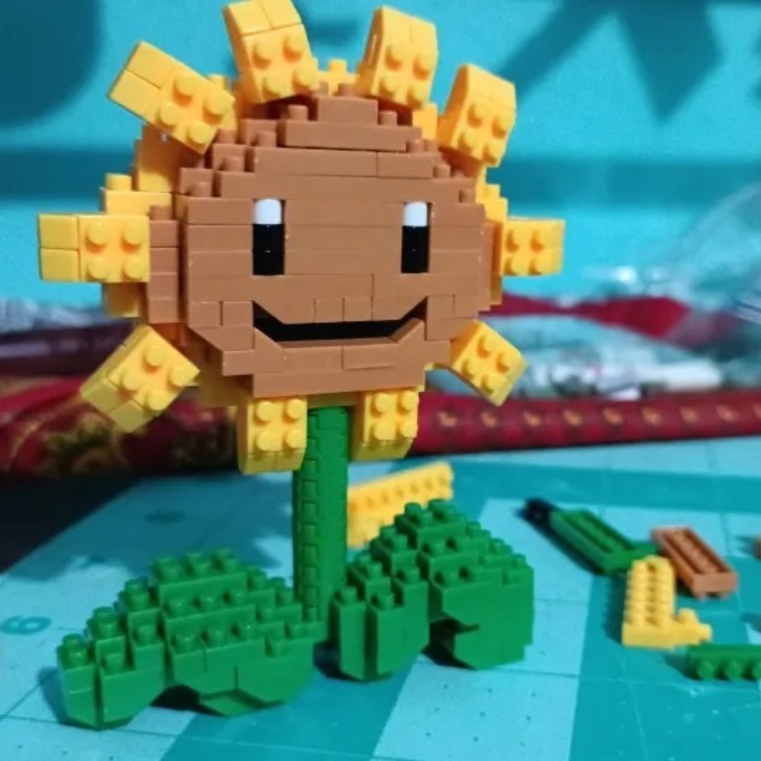 Kids Zombie Toys - Plantas VS Zombies bloques pequeños de