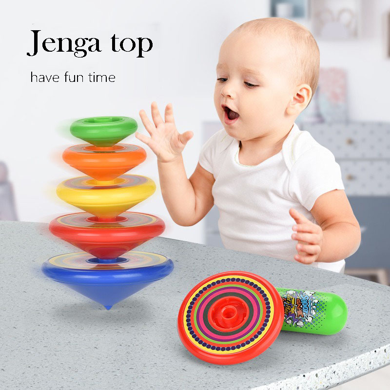 Kids Toys Under 50 - Juguete giratorio apilable para niños, lanzador