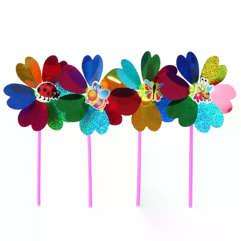 Kids Yard Toys - Molinillo de Viento con Lentejuelas de