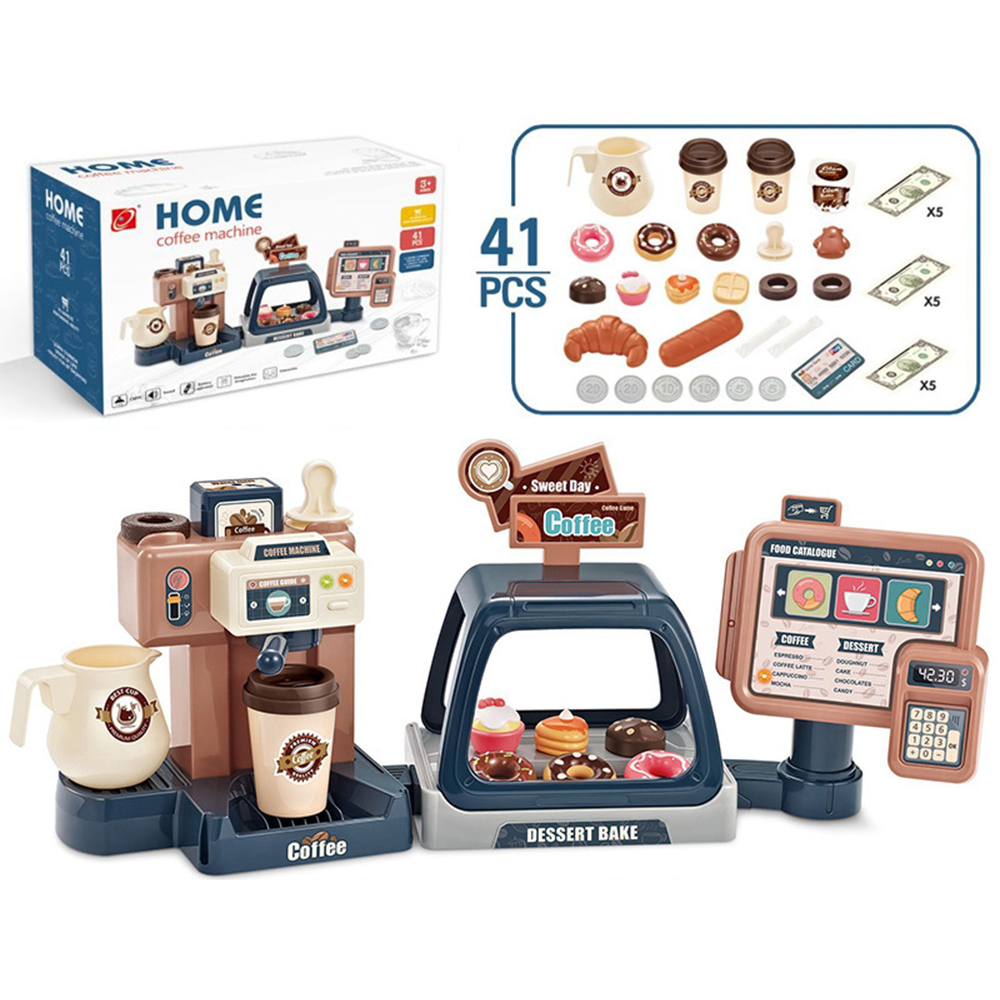 Toy Cash Register - Juego de juguetes de cafetera 3