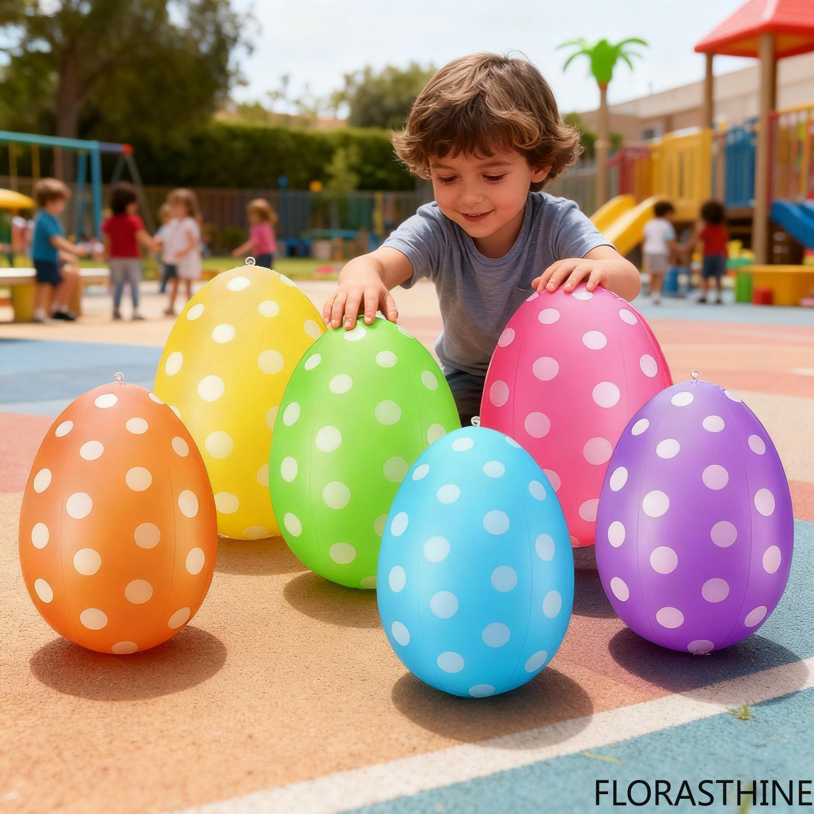 Juego de 6 Huevos Inflables de - Kids Yard Toys reseña y precio